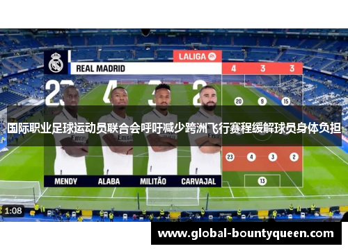 国际职业足球运动员联合会呼吁减少跨洲飞行赛程缓解球员身体负担 国际职业足球运动员联合会呼吁减少跨洲飞行赛程缓解球员身体负担